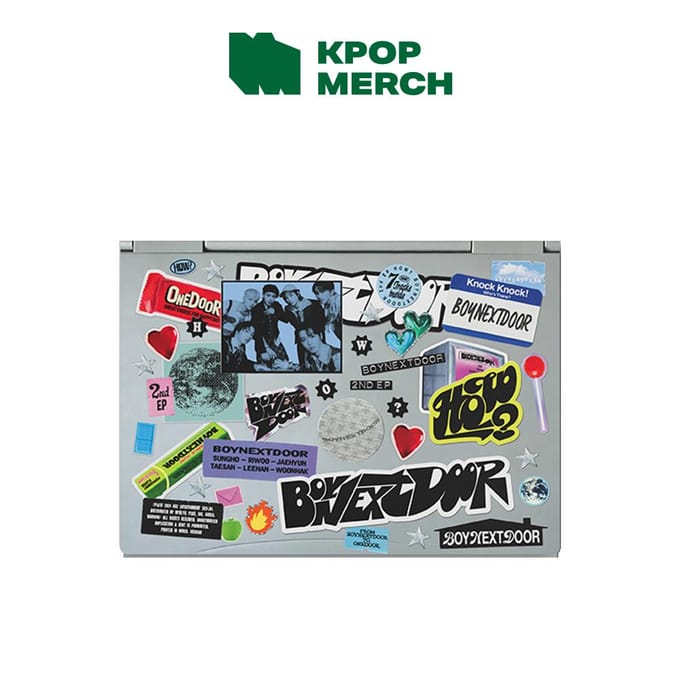 BOYNEXTDOOR HOE? (Sticker ver.) Random 1 gray