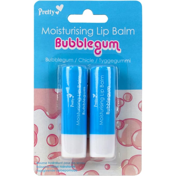 Pretty Moisturising Lip Balm Kids Bubblegum 2 x 4,3 g