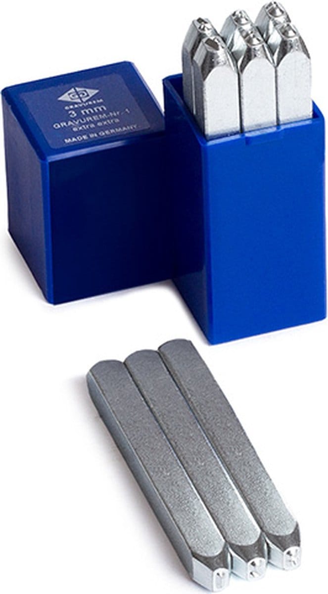 Gravurem Nr. 1 extra-extra | slagcijferset-3 mm