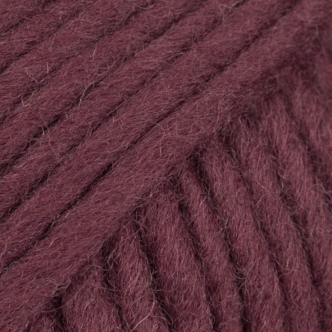 Drops Snow Uni Colour - Kastanjerood wol garen voor warme winterprojecten