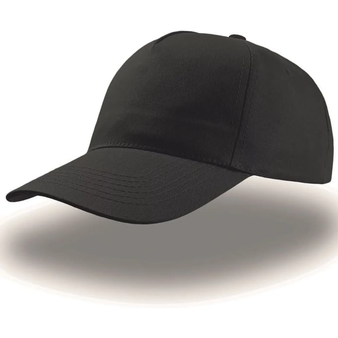 Atlantis Headwear Start Five Cap AT502 - Black - One size