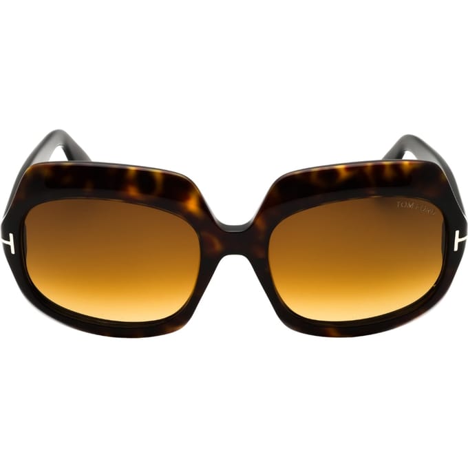 Tom Ford Zonnebril In Donker Havana-bruin