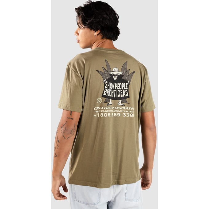 Vissla Shady Shapers Premium Organic T-Shirt groen