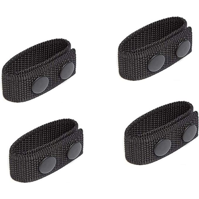 4 Stuks Tactische Riemgesp Heavy Duty Riemhouder Draagbaar Webbing Strap Militaire Molle Riem Uitrusting Accessoires Buitensporten 4Pcs