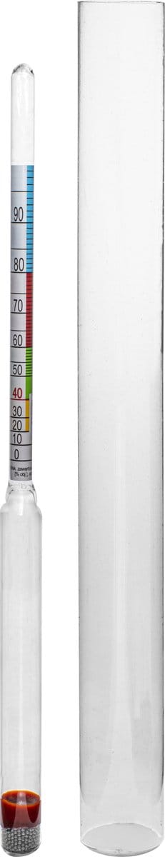 Puurmaken Alcoholmeter inclusief plastic reageerbuisje
