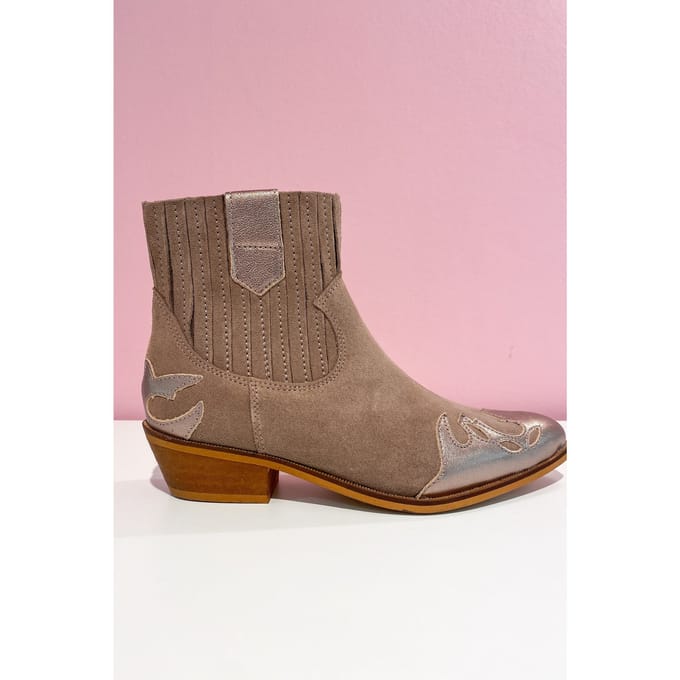 DWRS label Austin Taupe / Stone Größe: 37 | Stiefel Outlet | Damen | Schwarz