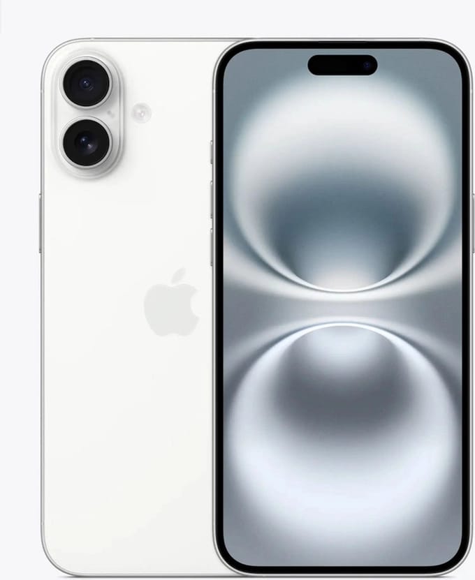 Apple iPhone 16 Plus - 128GB - Wit