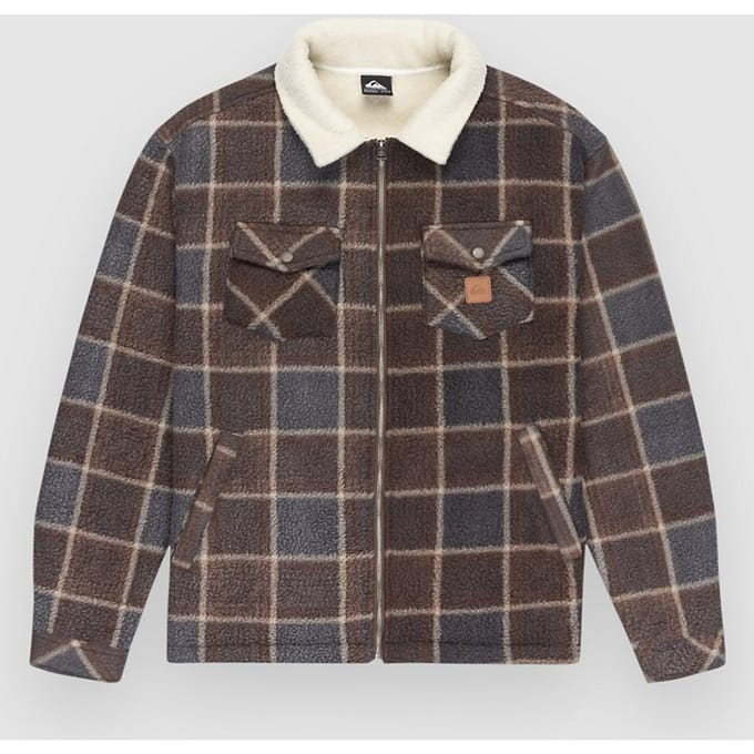 Quiksilver Sherpa Fleece Jas bruin