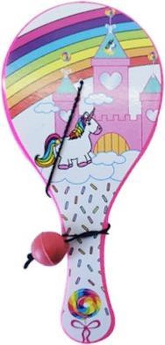 batje met bal eenhoorn 12 cm roze