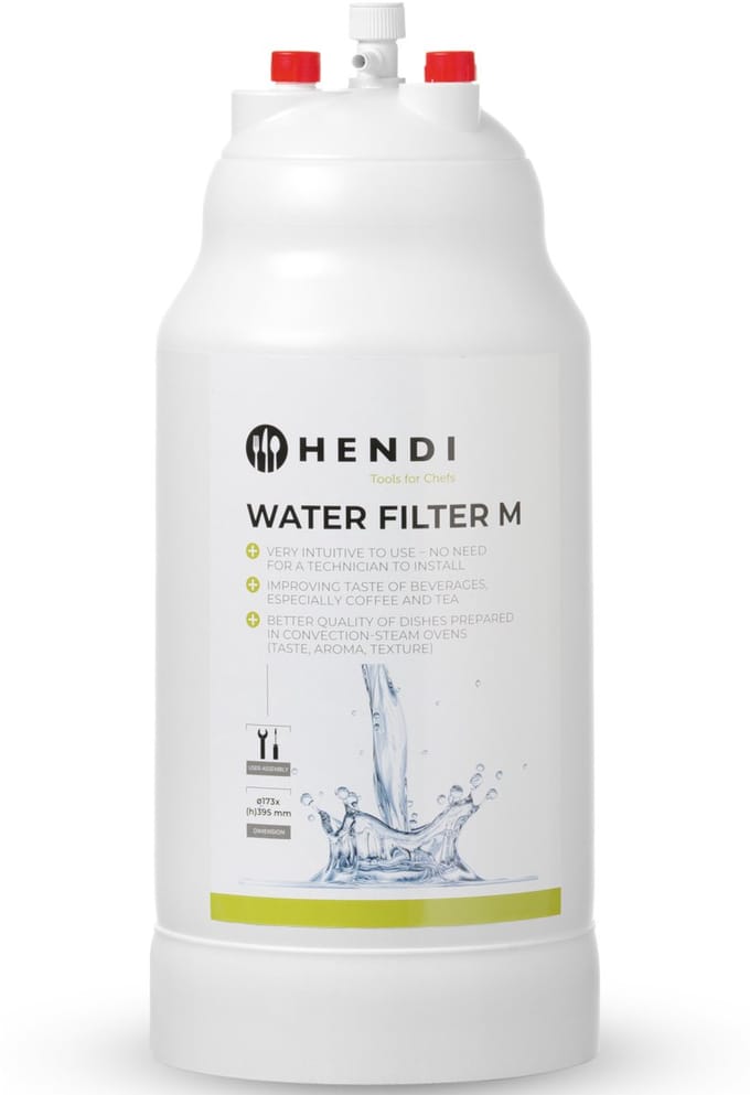 Hendi W-Serie - Waterfilter - 4 l/min - Diameter 173 mm - Hoogte 395 mm