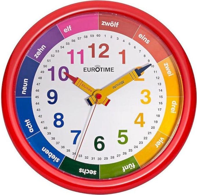 Eurotime - 80013 - wandklok - Quartz - Analoog