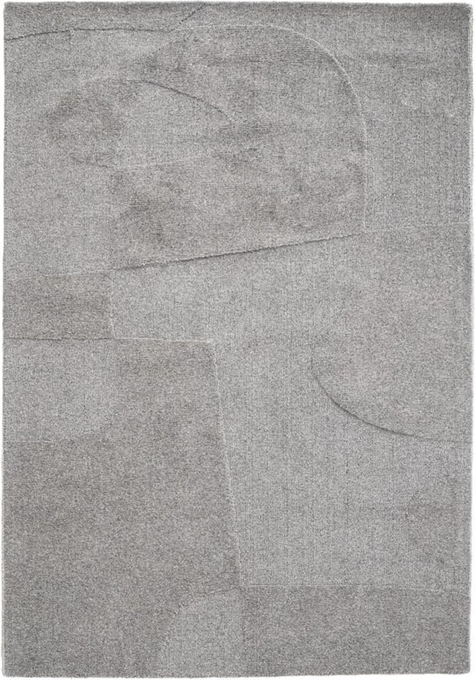 Vloerkleed Yuka 160x230cm - grey | BY-BOO