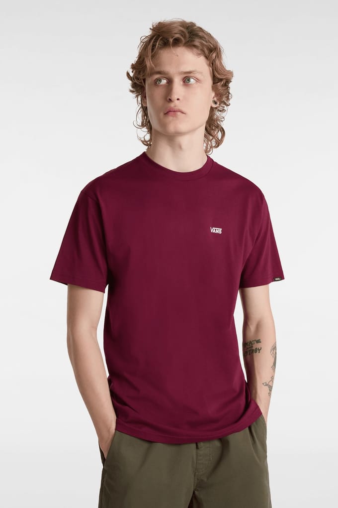 Vans Left Chest Logo Tee Purple Taglia: XL | Magliette basic Outlet | Uomo | Viola