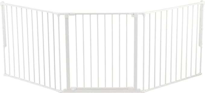 BabyDan Flex L Traphekje - 90 - 223 cm - Met anti struikel drempel - Schroefbevestiging - Wit
