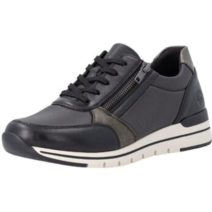 Remonte -Dames - zwart - sneakers - maat 36