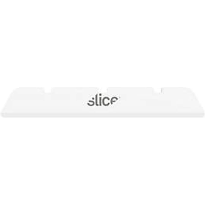 SLICE vervangend industrieel mes, rond, keramisch, wit, 4 stuks