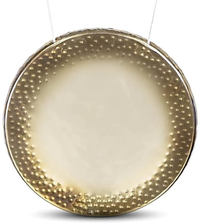 Mirror Gong Gekleurde rand - 50 cm