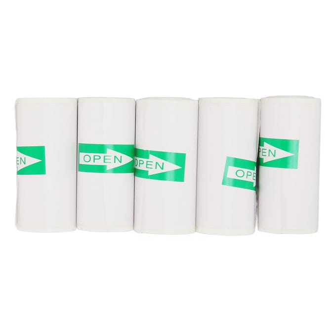 20 stuks zelfklevend printerpapier thermisch printerpapier navulling labelprinter stickerpapier rol voor white