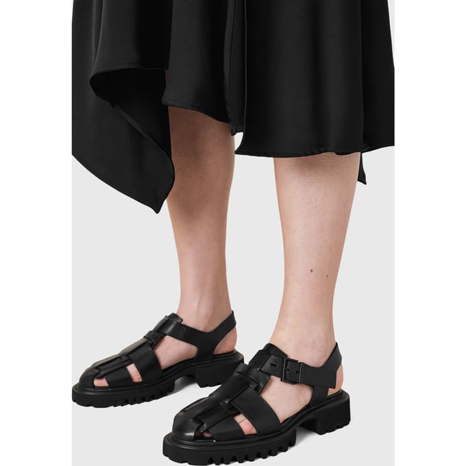 AllSaints Tess Sandal Black Taglia: 38 | Infradito Outlet | Donna | Nero