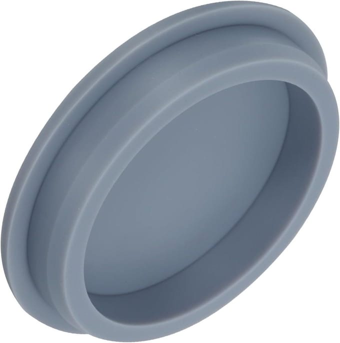 Siliconen T-stopper - Rubberen afdichting - Oppervlaktebehandeling - Hoge temperatuurbestendig - Diameter 101 mm - Grijs