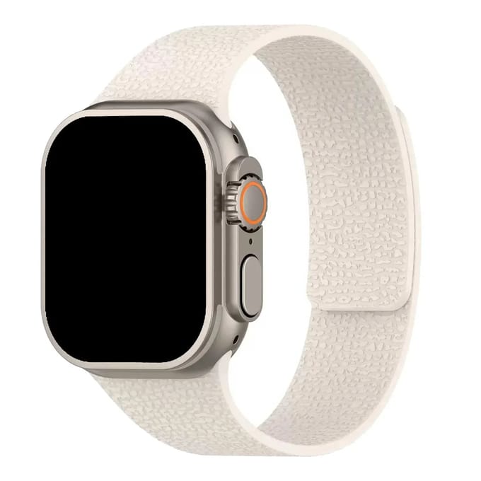 2+1 | Apple Watch Bandje Lunari - Siliconen - Sterrenlicht