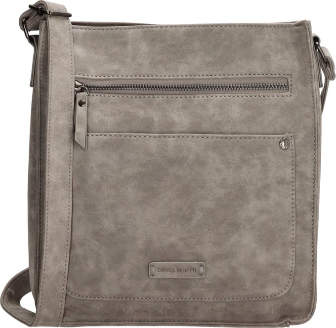Enrico Benetti Bobbi Schoudertas - 66592 - Midden grijs