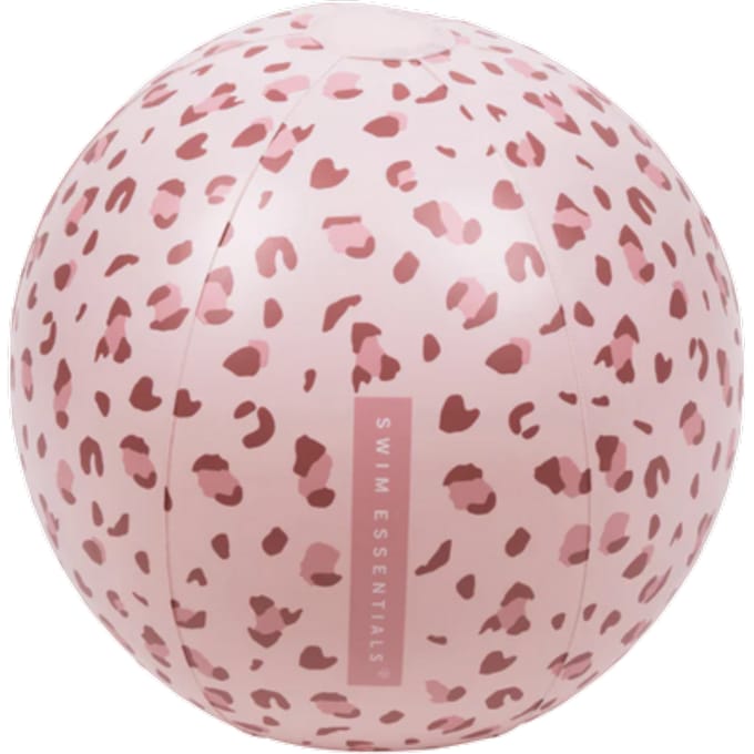Swim Essentials Strandbal Opblaasbaar - Old Pink Panterprint - Ø 51 cm