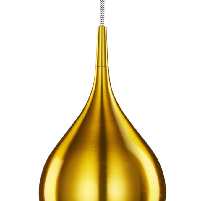 Searchlight Hanglamp Vibrant Ø 12cm, goud