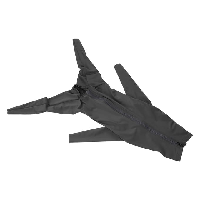 Hondenpak Volledige Bedekking Elastisch Voorkomt Verharen Hondenbodysuit voor Postoperatief S S gray