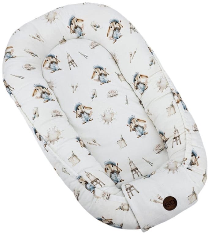 Bamboo Baby Nest 100% Bamboo – Antibacterial & Safe Sleep Pod PAINTER