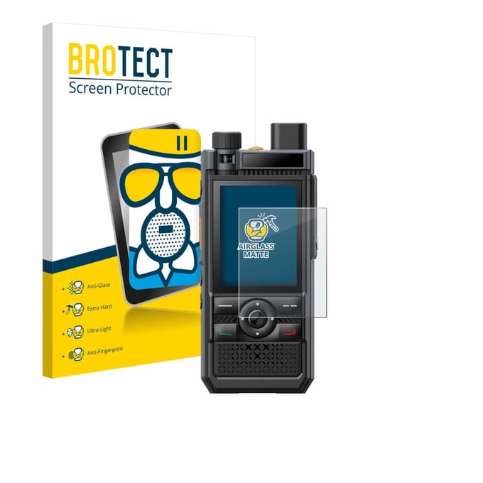 BROTECT - Screenprotector voor Hytera P50 - Folie Beschermfolie Beschermglas matte