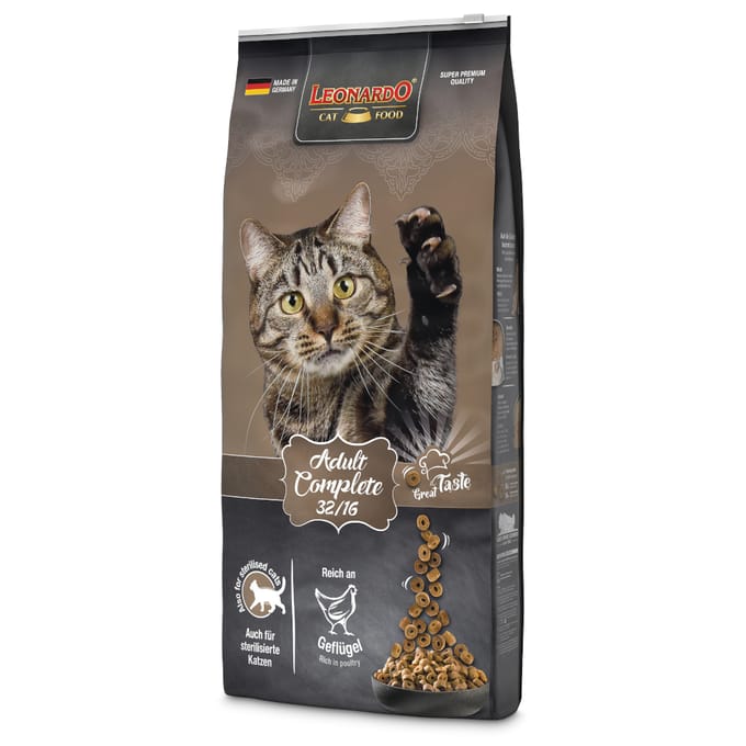 Leonardo Adult Complete 32/16 - Kattenvoer - Gevogelte 15 kg