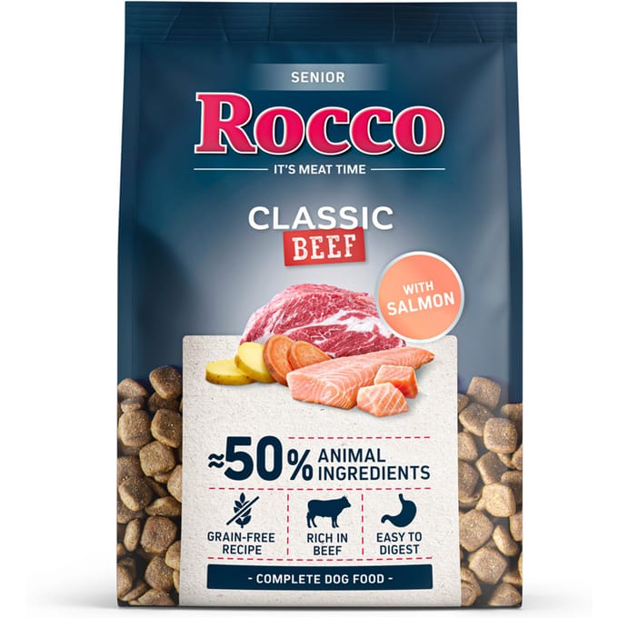 Rocco Senior Klassiek Rundvlees met Zalm 5 x 1 kg