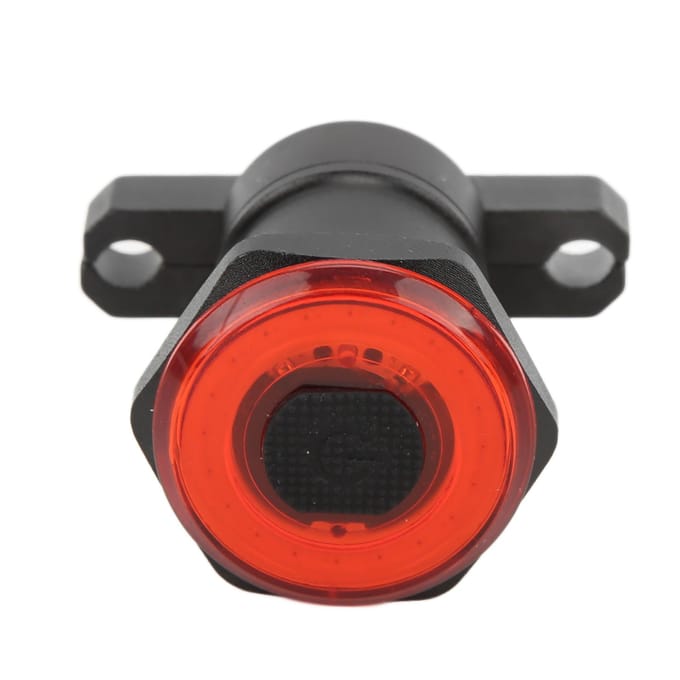 MEROCA WR25 Slimme Fiets Inductie Achterlicht USB Oplaadbaar Rem Sensing Waarschuwingslicht(WR25 Kussengemonteerde Staart red