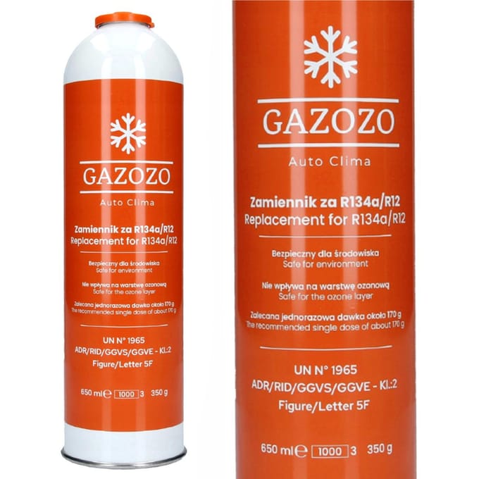 Auto Clima Koelmiddel Vervanger R134a/R12 350g