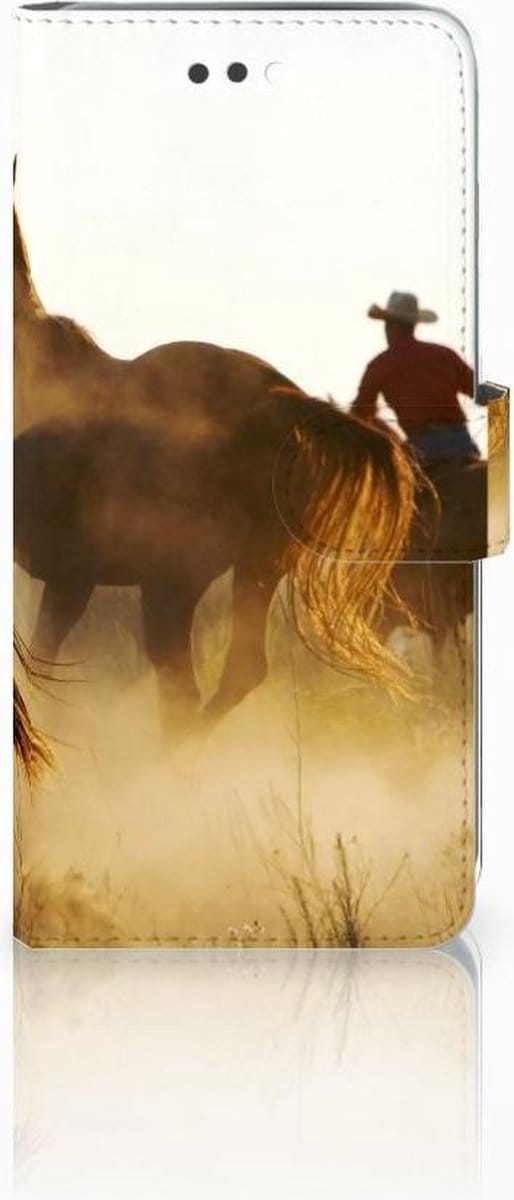 Apple iPhone 7 Plus | 8 Plus Telefoonhoesje met Pasjes Design Cowboy