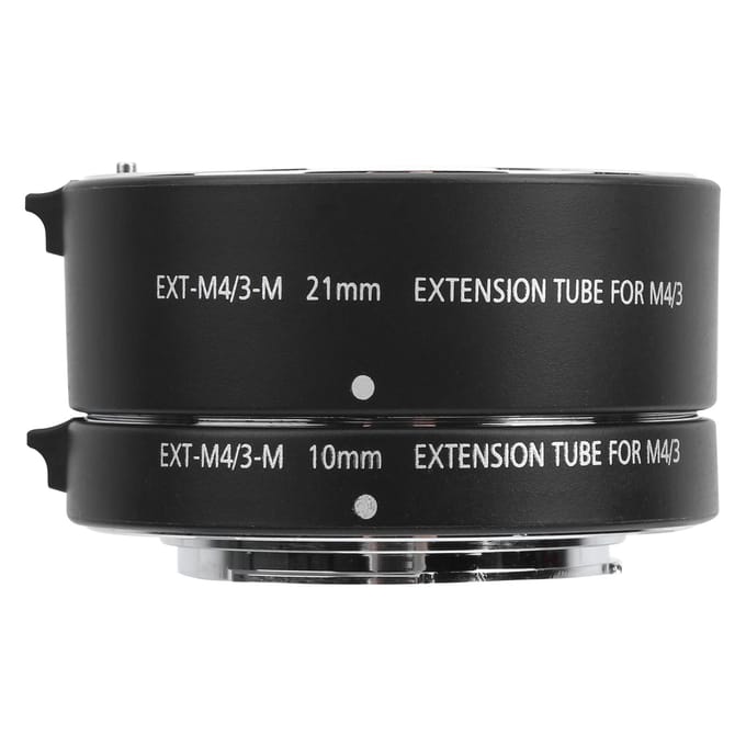 Mcoplus 10mm 21mm Macro Autofocus Close-up Adapterring voor Olympus M43 Mount Camera black