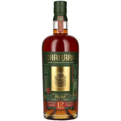 SHAKARA 12 Years Old Thailand Rum 45,7% Vol. 0,7l