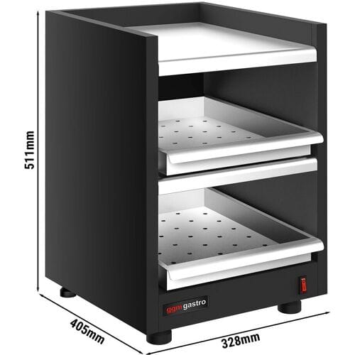 GGM Gastro Tassenwärmer - 400 Watt - mit 3 Ablagen
