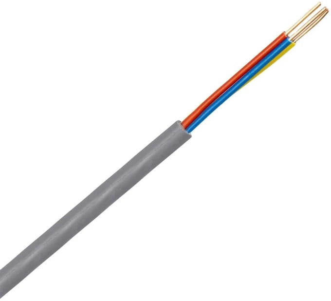 Dynamic signaalkabel YR 3x0.8mm² Dca-s2,d0,a3 grijs per haspel 500 meter
