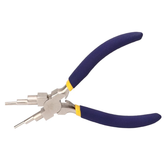 6-Staps Beugelmaaktang Multifunctioneel Ergonomisch Handvat Koolstofstaal Draadbuigtang voor blue