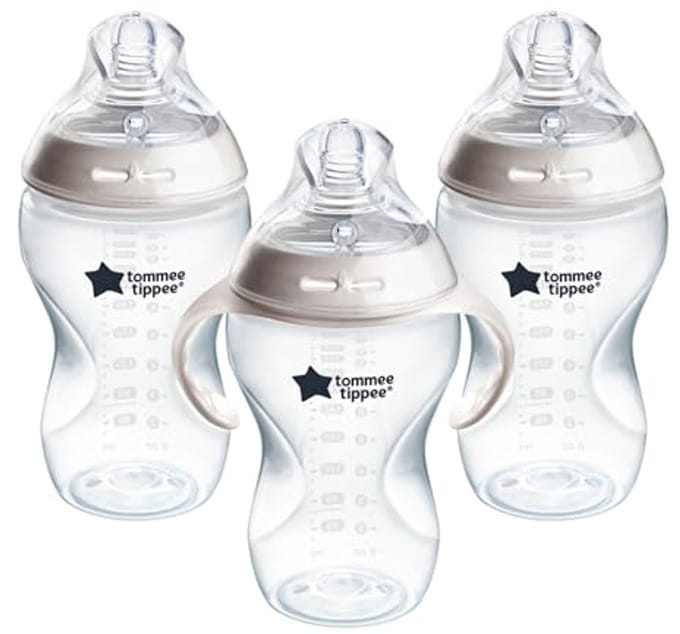 Tommee Tippee Closer to Nature Added Cereal Bottle, Clear, 330 ml