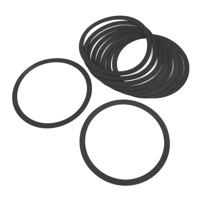 10 stuks EVA luidsprekerafdichtingsringen 210mm OD 184mm ID 10mm breedte 2mm dikte woofer luidspreker schuim black