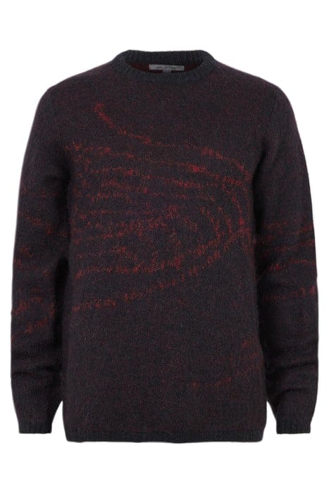 John Varvatos Seton Ls Light Explosion Mohair Crew Black Maat: M | Sweaters Outlet | Heren | Bruin