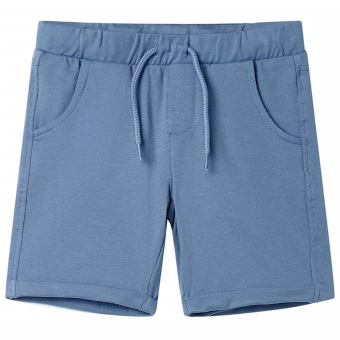 vidaXL - Kindershorts - met - trekkoord - 116 - donkerblauw