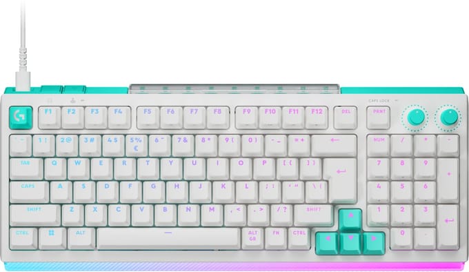 Logitech G512 X 98 – Mechanisch Gaming Toetsenbord - QWERTY - US - ISO - TKL 98% - Wit