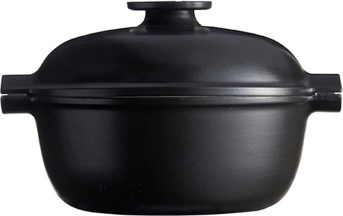 Emile Henry Kookpan rond Delight E-box - 4.0Ltr - Slate