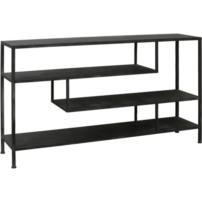 Light & Living Side table Ylaya - Antiek Zwart - 140x35x80,5cm - Modern