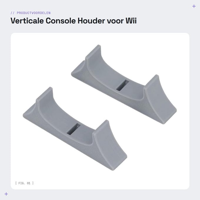 Dailygoods- Console Houder - Verticale Stand - Stabiele Koelbeugel - Lichtgewicht - Compact - Verbeterd Koelontwerp - Console Standaard