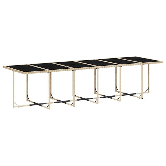 vidaXL - 17-delige - Tuinset - met - kussens - poly - rattan - gemengd - beige